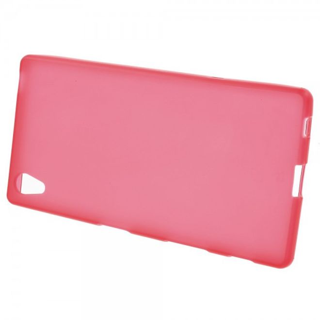 Sony Xperia Z5/Z5 Dual Mattes, elastisches Plastik Case - rot