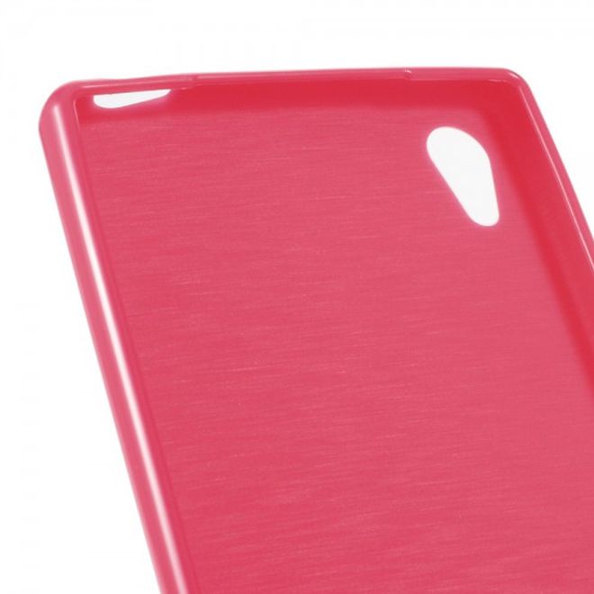 Sony Xperia Z5/Z5 Dual Glänzendes, elastisches Plastik Case - rosa