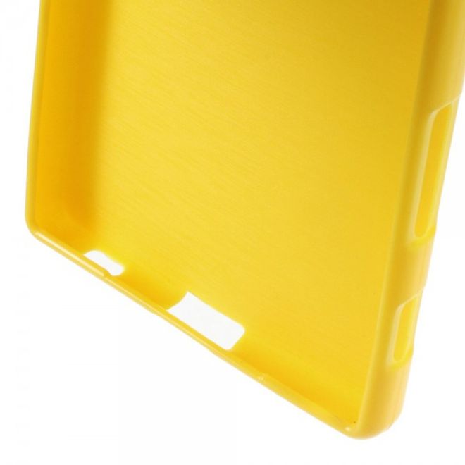 Sony Xperia Z5/Z5 Dual Glänzendes, elastisches Plastik Case - gelb
