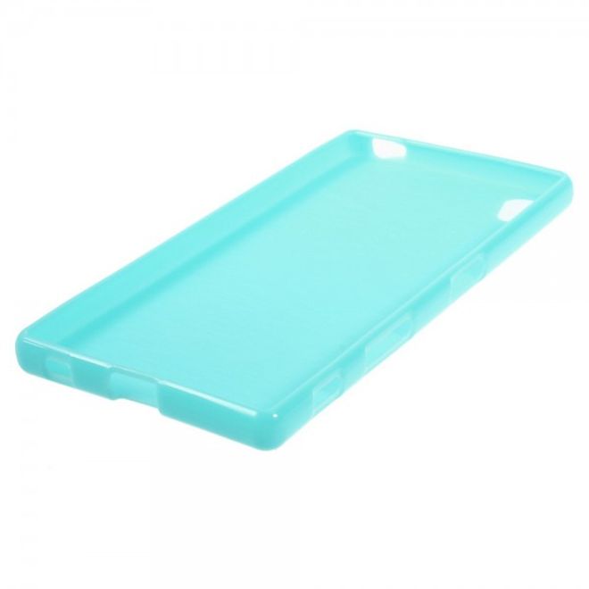 Sony Xperia Z5/Z5 Dual Glänzendes, elastisches Plastik Case - blau