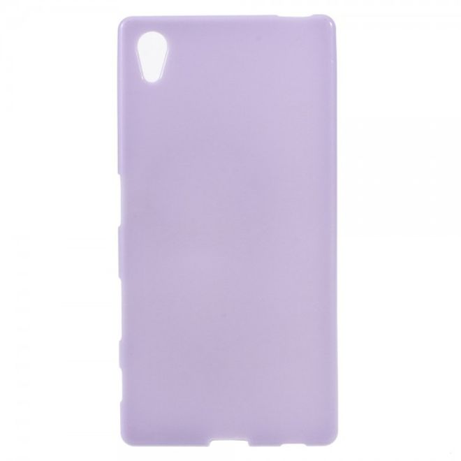 Sony Xperia Z5/Z5 Dual Glänzendes, elastisches Plastik Case - purpur
