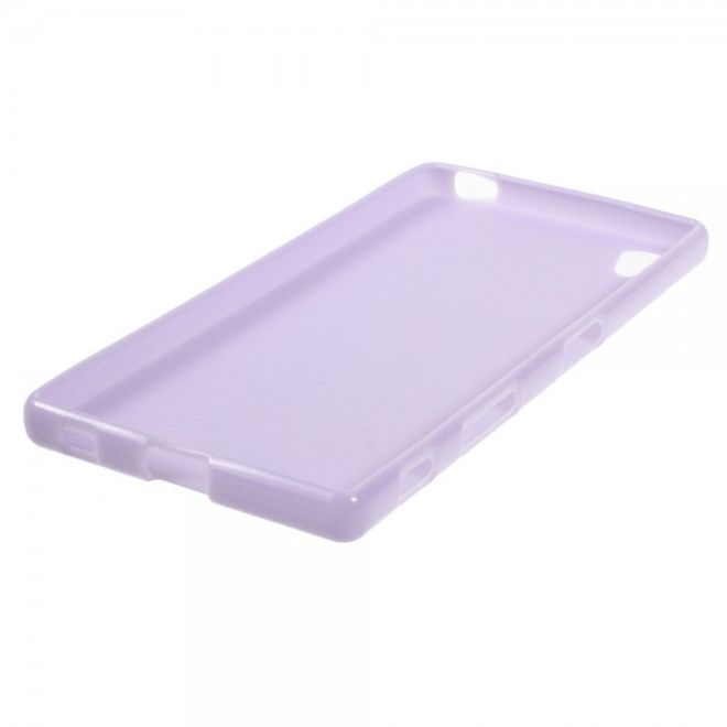 Sony Xperia Z5/Z5 Dual Glänzendes, elastisches Plastik Case - purpur