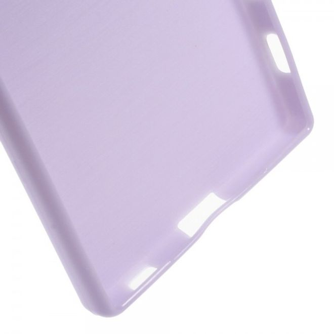 Sony Xperia Z5/Z5 Dual Glänzendes, elastisches Plastik Case - purpur