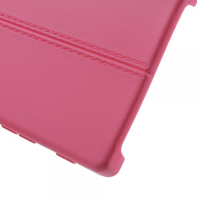 Sony Xperia Z5/Z5 Dual Elastisches Plastik Case mit Doppellinie - rosa