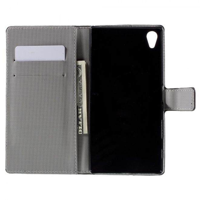 Sony Xperia Z5 Premium/Dual Leder Case mit UK Flagge retro-style