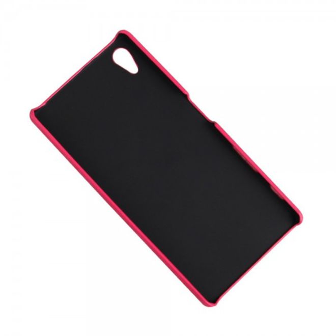 Sony Xperia Z5 Premium/Dual Hart Plastik Case im Retro Look - rosa