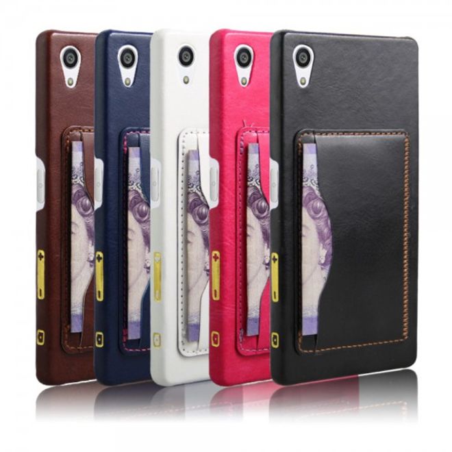 Sony Xperia Z5 Premium/Dual Hart Plastik Case im Retro Look - rosa