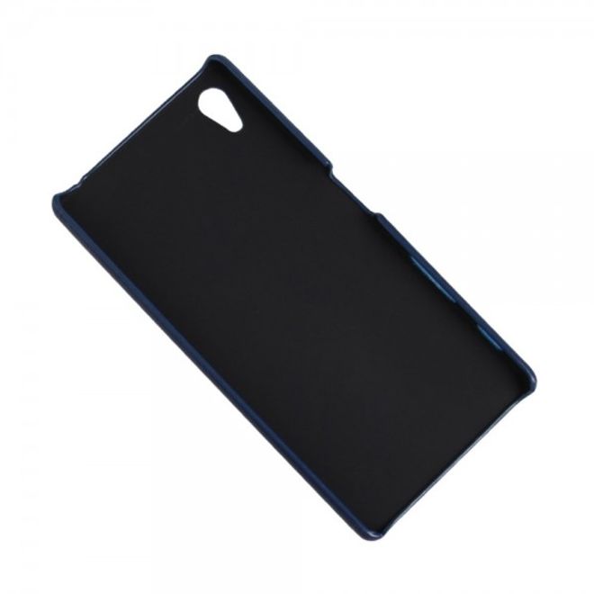 Sony Xperia Z5 Premium/Dual Hart Plastik Case im Retro Look - blau
