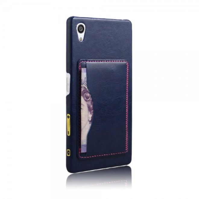 Sony Xperia Z5 Premium/Dual Hart Plastik Case im Retro Look - blau