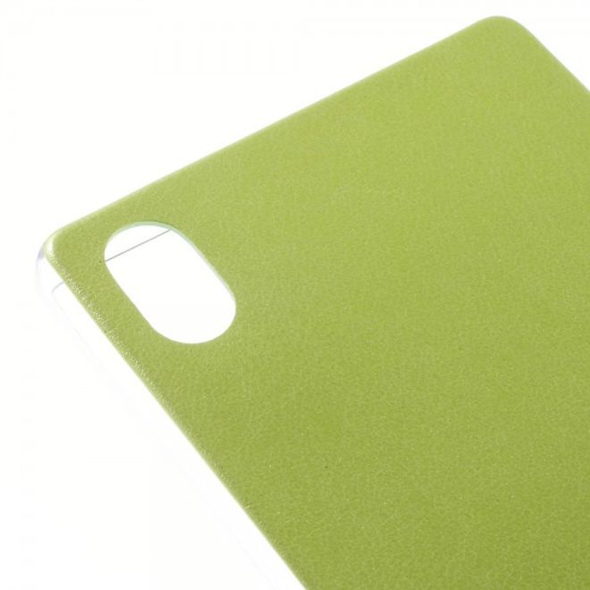 Sony Xperia Z5 Premium/Dual Elastisches Plastik Case mit lederartiger Oberfläche - grün