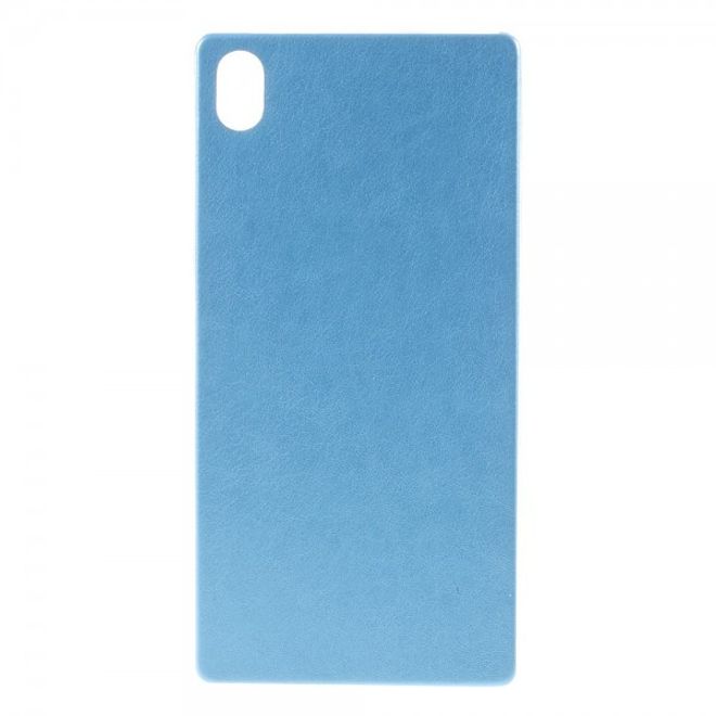 Sony Xperia Z5 Premium/Dual Elastisches Plastik Case mit lederartiger Oberfläche - hellblau