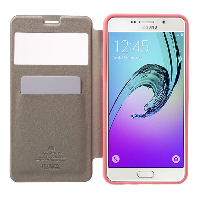 Goospery - Cover für Samsung Galaxy A7 (2016) - Handyhülle aus Plastik - Wow Bumper Series - pink