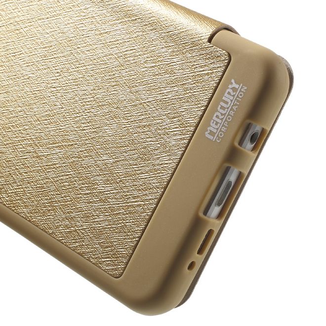 Goospery - Cover für Samsung Galaxy A7 (2016) - Handyhülle aus Plastik - Wow Bumper Series - gold