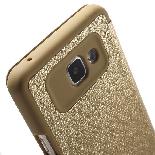 Goospery - Cover für Samsung Galaxy A7 (2016) - Handyhülle aus Plastik - Wow Bumper Series - gold