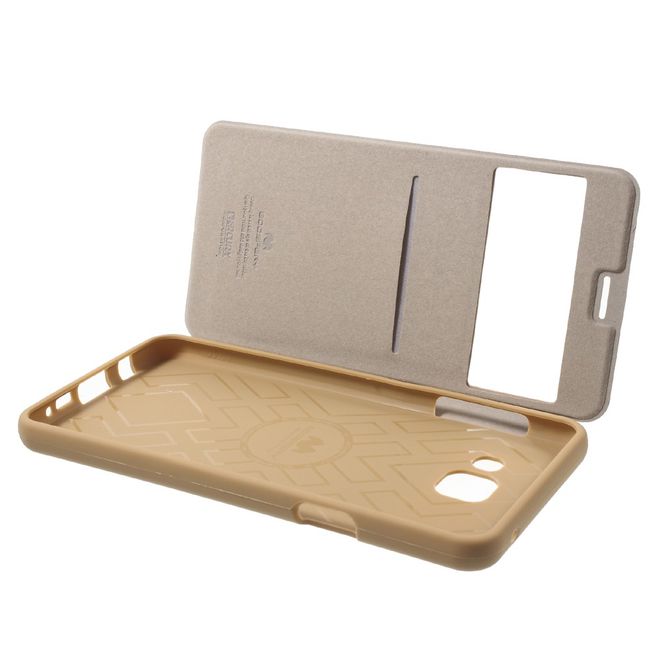 Goospery - Cover für Samsung Galaxy A7 (2016) - Handyhülle aus Plastik - Wow Bumper Series - gold
