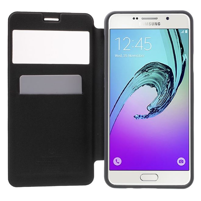 Goospery - Cover für Samsung Galaxy A7 (2016) - Handyhülle aus Plastik - Wow Bumper Series - grau