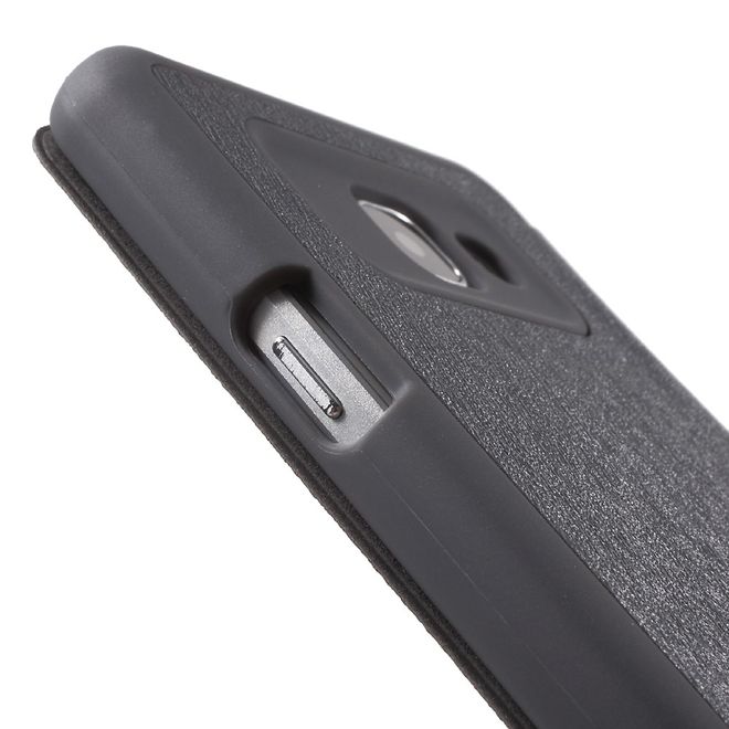 Goospery - Cover für Samsung Galaxy A7 (2016) - Handyhülle aus Plastik - Wow Bumper Series - grau