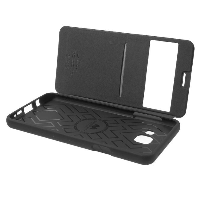 Goospery - Cover für Samsung Galaxy A7 (2016) - Handyhülle aus Plastik - Wow Bumper Series - schwarz