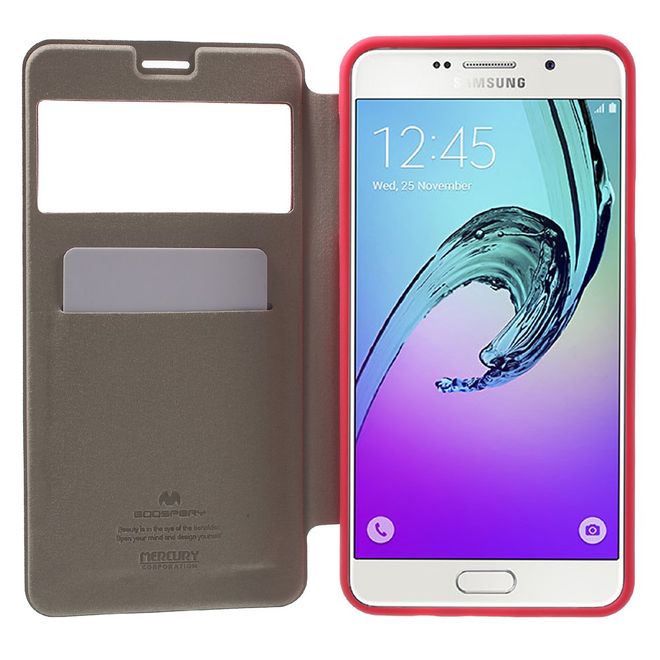 Goospery - Cover für Samsung Galaxy A7 (2016) - Handyhülle aus Plastik - Wow Bumper Series - rosa