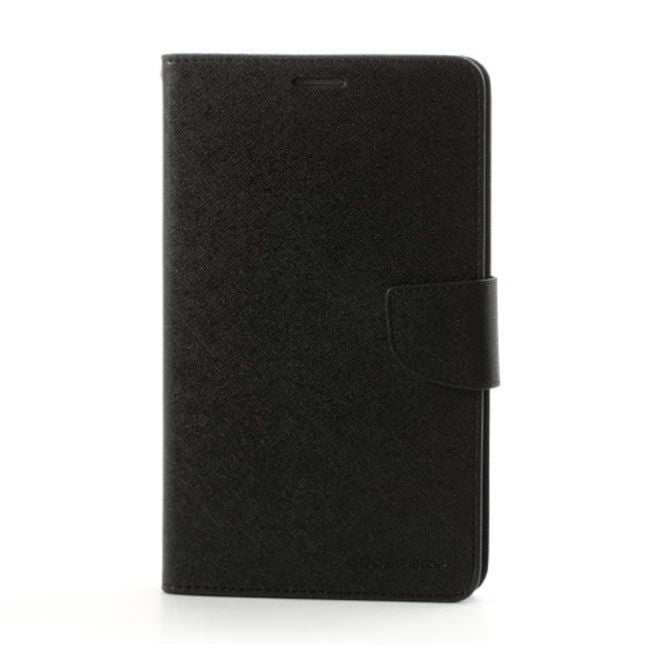 Goospery - Samsung Galaxy Tab 3 7.0 Hülle - Tablet Bookcover - Fancy Diary Series - schwarz