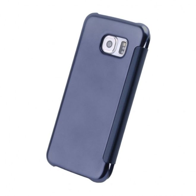 Galaxy S6 Edge Clear View Cover Hülle von UreParts - blau