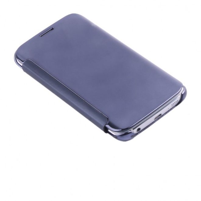Galaxy S6 Edge Clear View Cover Hülle von UreParts - blau