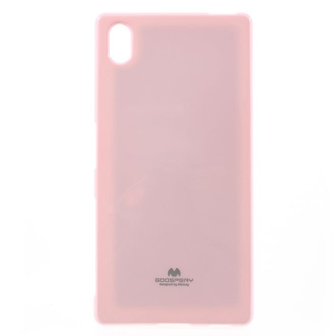 Goospery - Sony Xperia Z5/Z5 Dual Handy Hülle - TPU Soft Case - Pearl Jelly Series - rosa