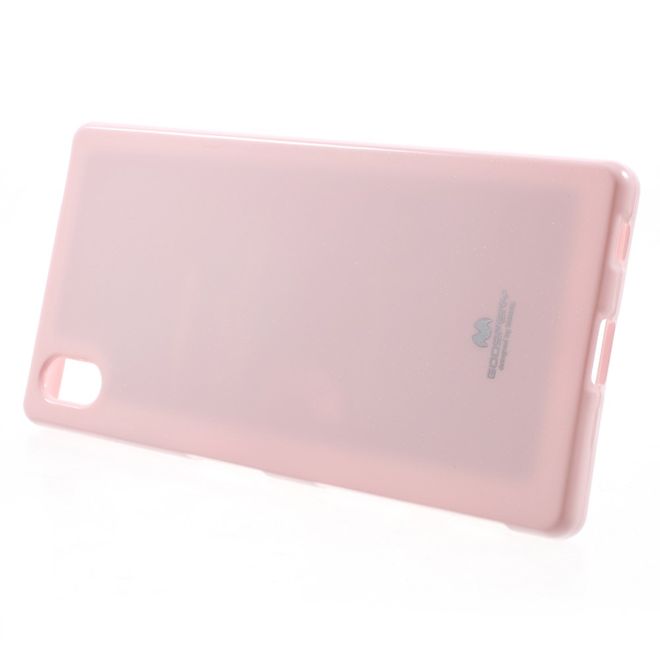 Goospery - Sony Xperia Z5/Z5 Dual Handy Hülle - TPU Soft Case - Pearl Jelly Series - rosa