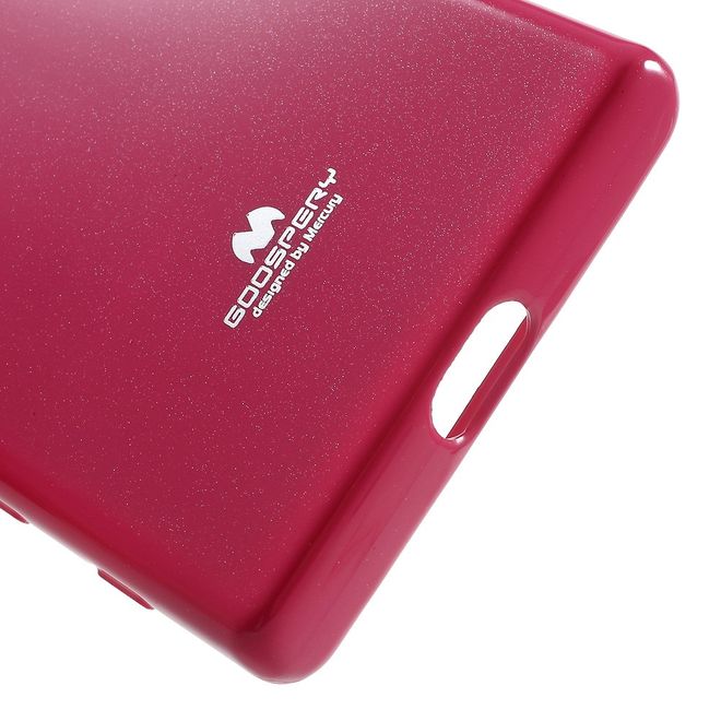 Goospery - Sony Xperia X Compact Handy Hülle - TPU Soft Case - Pearl Jelly Series - pink