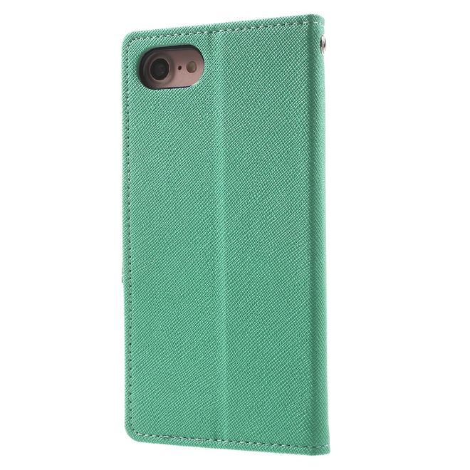 Goospery - Sony Xperia XA Hülle - Handy Bookcover - Fancy Diary Series - mint/navy