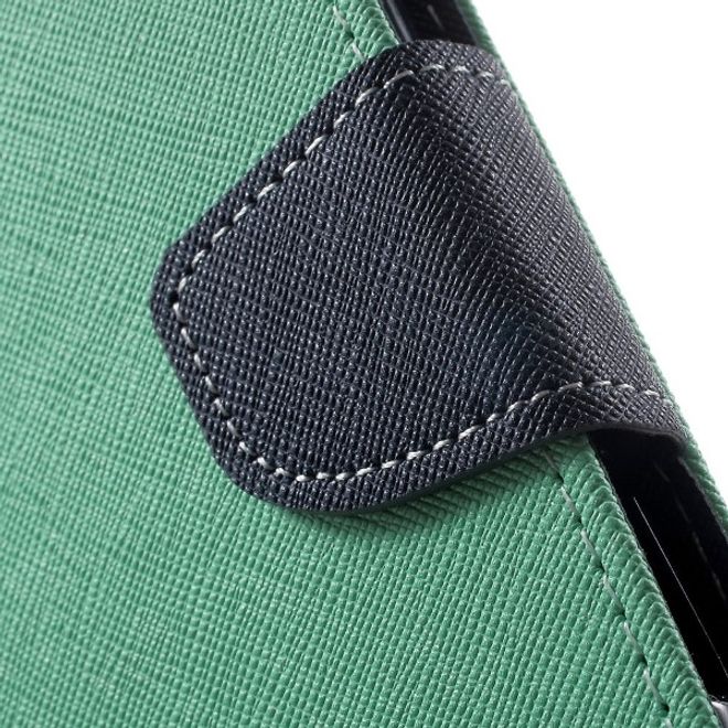 Goospery - Sony Xperia XZ/XZs Hülle - Handy Bookcover - Fancy Diary Series - mint/navy