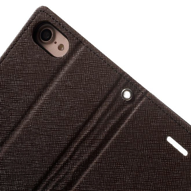 Goospery - Sony Xperia Z5/Z5 Dual Hülle - Handy Bookcover - Fancy Diary Series - braun/schwarz