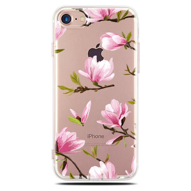 Samsung Galaxy S8 Plus Hülle - Biegsames Plastik Case - Pink Blossoms