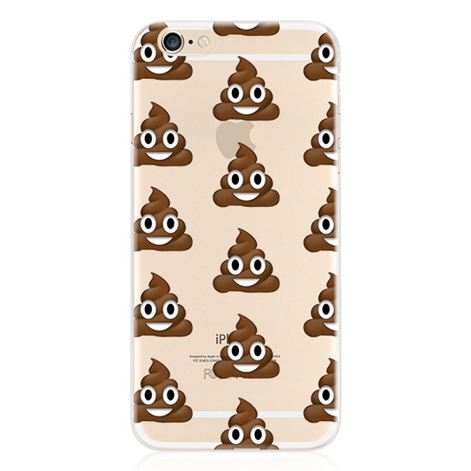Samsung Galaxy S8 Plus Hülle - Biegsames Plastik Case - Emoji Haufen