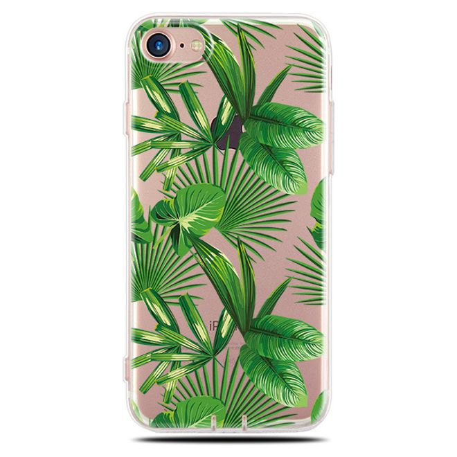 Samsung Galaxy S8 Plus Hülle - Biegsames Plastik Case - Tropical Leaves