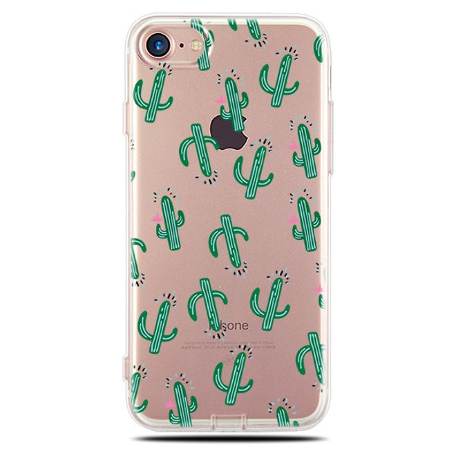 Samsung Galaxy S8 Plus Hülle - Biegsames Plastik Case - Süsser Kaktus