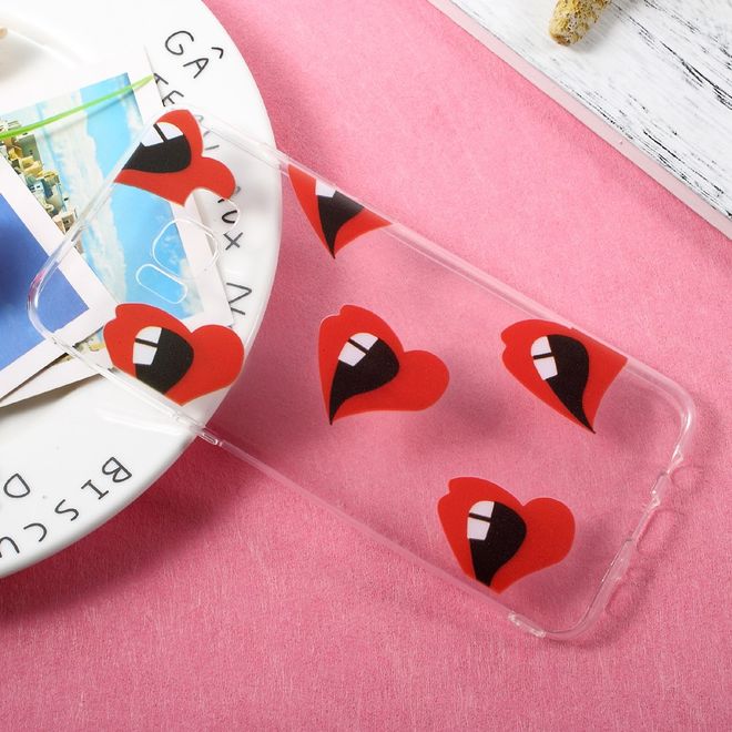 Samsung Galaxy S8 Plus Case - TPU Softcase - rote Lippen