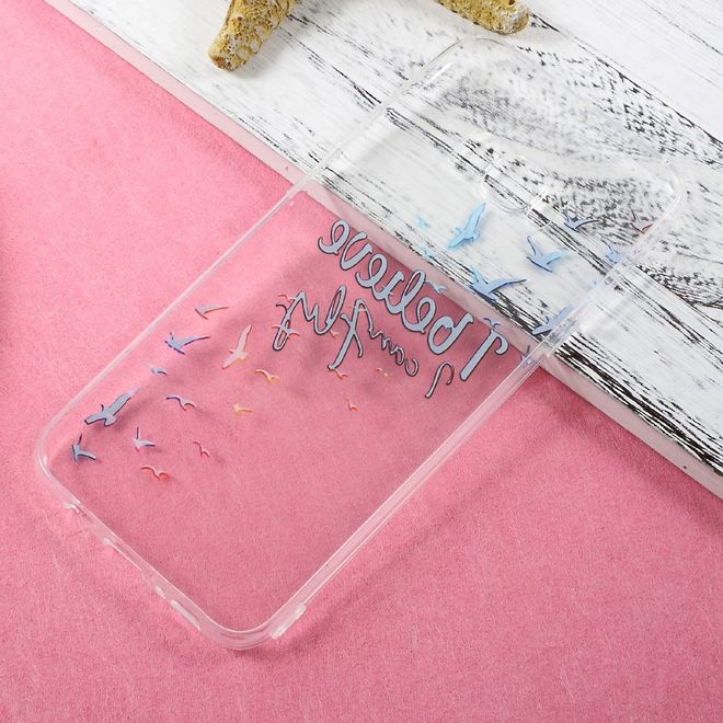 Samsung Galaxy S8 Plus Case - TPU Softcase - Vögel und Schriftzug