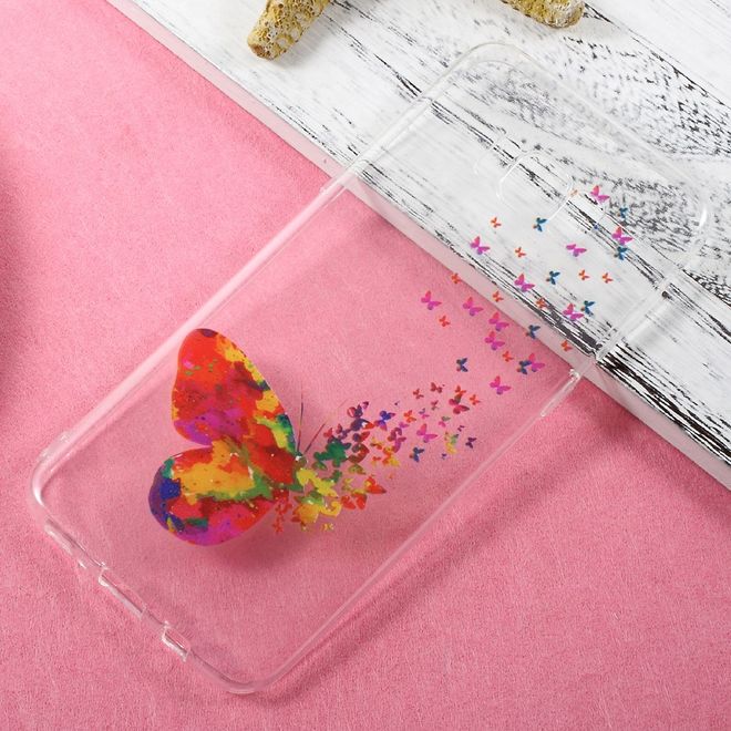 Samsung Galaxy S8 Plus Case - TPU Softcase - grosser und viele kleine Schmetterlinge