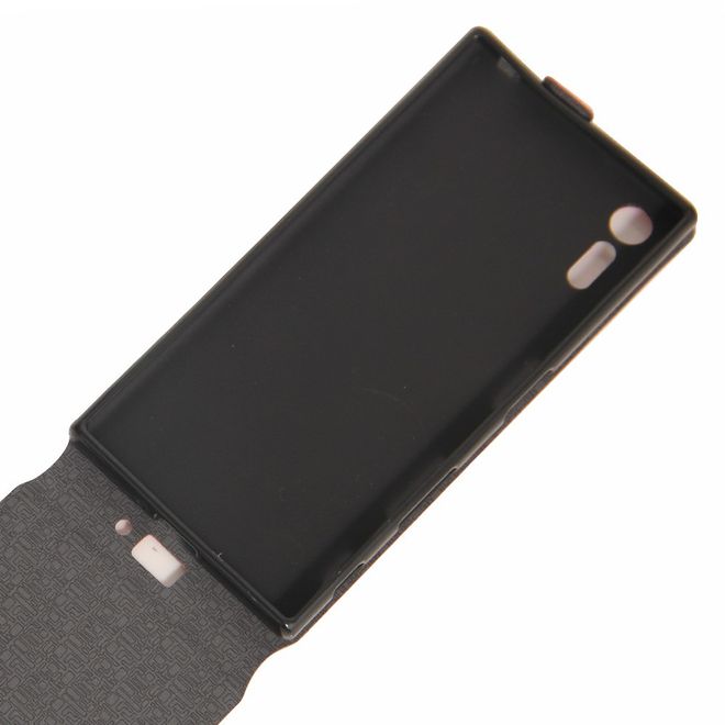 Sony Xperia XZ/XZs Handyhülle - Crazy Horse Leder Flip Case - vertikal - rosa