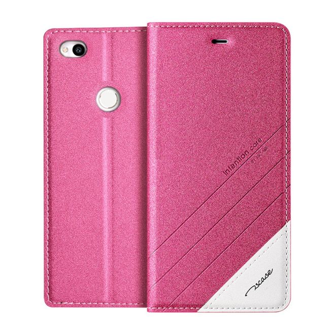 TSCASE - Huawei P8 Lite (2017) Handycase - Hülle aus Leder - Trajectory Series - rosa