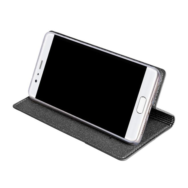 TSCASE - Huawei P10 Handy Hülle - Case aus Leder - Trajectory Series - grau