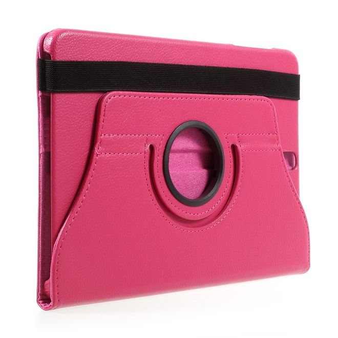 Samsung Galaxy Tab S3 9.7 Hülle - Cover aus Leder - rotierbar und mit Litchitextur - rosa