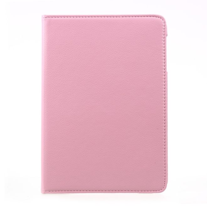 Samsung Galaxy Tab S3 9.7 Hülle - Cover aus Leder - rotierbar und mit Litchitextur - pink