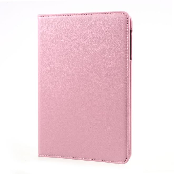 Samsung Galaxy Tab S3 9.7 Hülle - Cover aus Leder - rotierbar und mit Litchitextur - pink