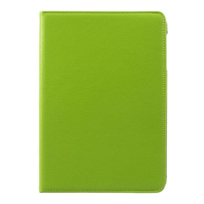 Samsung Galaxy Tab S3 9.7 Hülle - Cover aus Leder - rotierbar und mit Litchitextur - grün