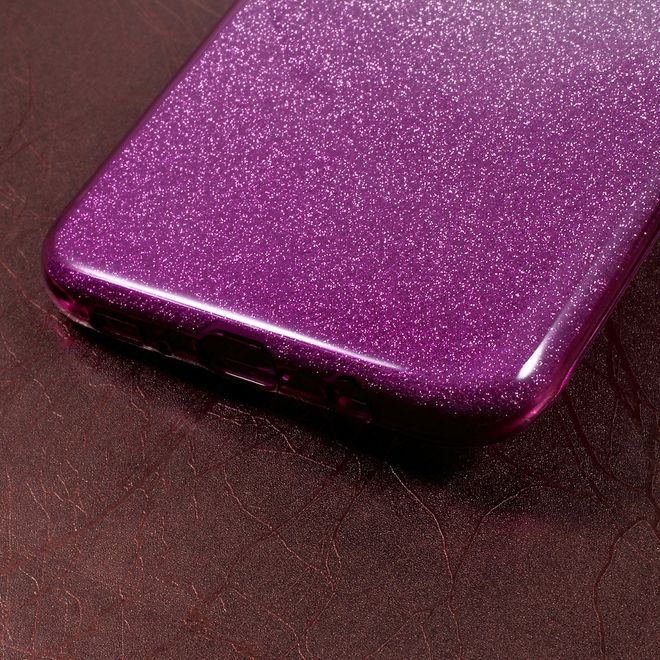 Samsung Galaxy S8 Plus Handy Hülle - TPU Softcase - mit Farbverlauf - purpur