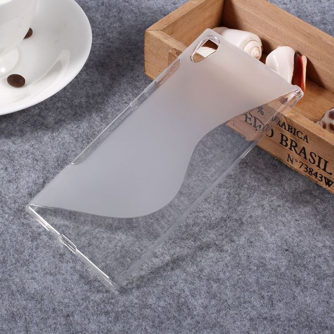 Sony Xperia XA1 Ultra Hülle - TPU Soft Case - S-Shape - transparent