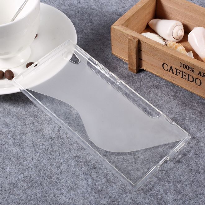 Sony Xperia XA1 Ultra Hülle - TPU Soft Case - S-Shape - transparent