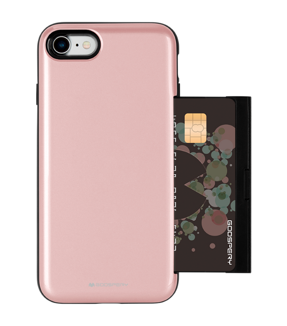 Goospery - Samsung Galaxy S8 Plus Case - Hülle aus Plastik - Happy Bumper Series - rosegold